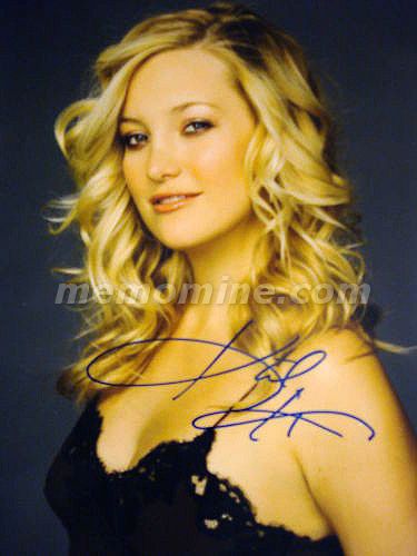 Kate Hudson Original Autograph w/COA - Click Image to Close